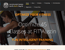 Tablet Screenshot of fitaustin.com